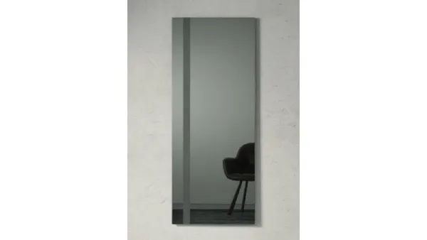 Specchio Devis con decoro laterale sabbiato di Capodarte