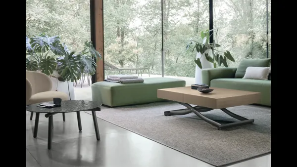 Tavolino trasformabile Dione Wood di Target Point