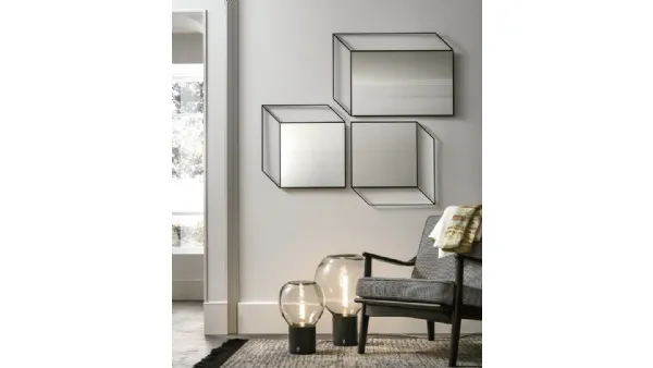 Specchi Sguardo con cornice in metallo di Target Point