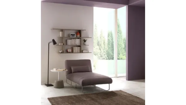 Tavolino rotondo Keoz in MDF con struttura in metallo di Stones