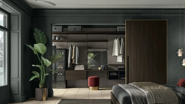 Cabina Armadio effetto legno Systema 01 di Artigianmobili