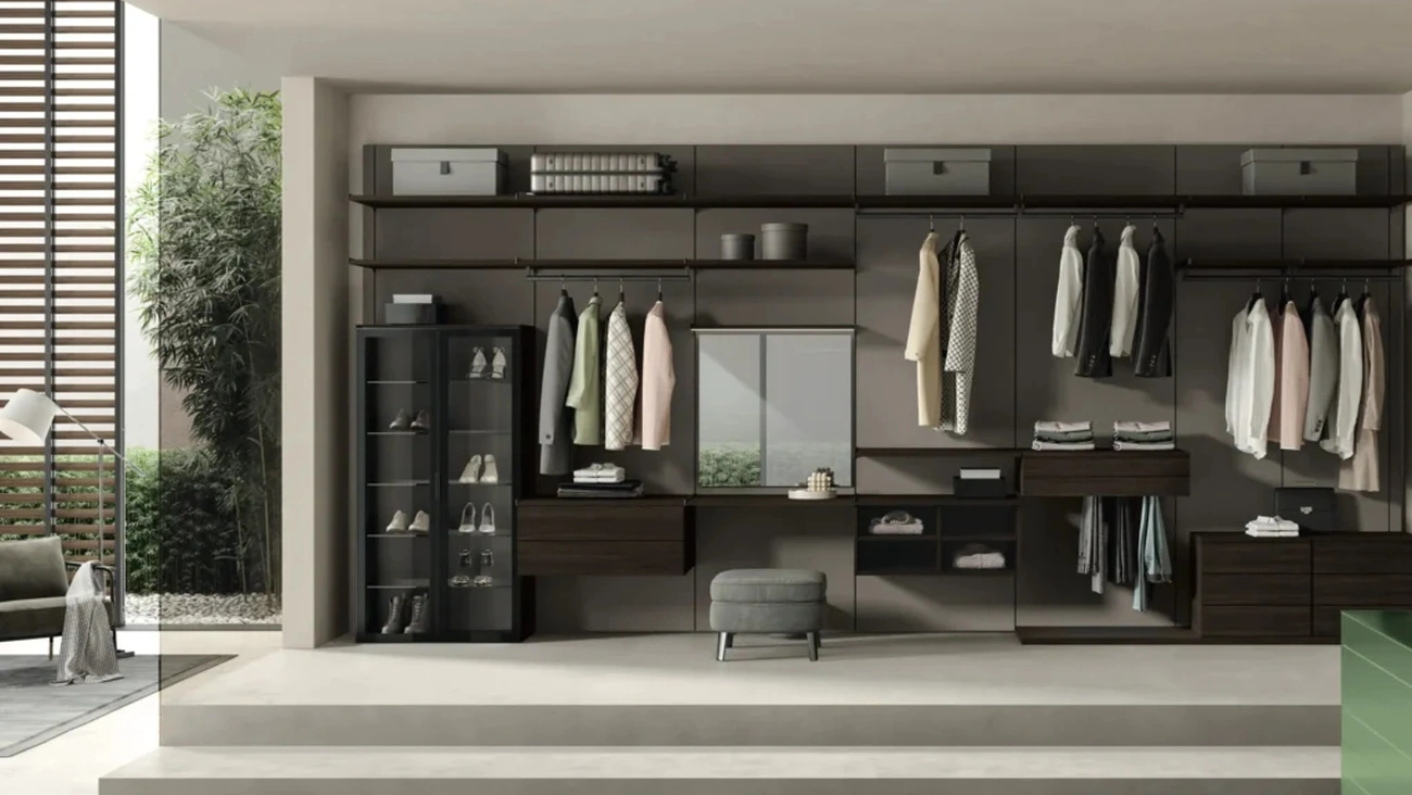 Cabina Armadio effetto legno Systema 01 di Artigianmobili