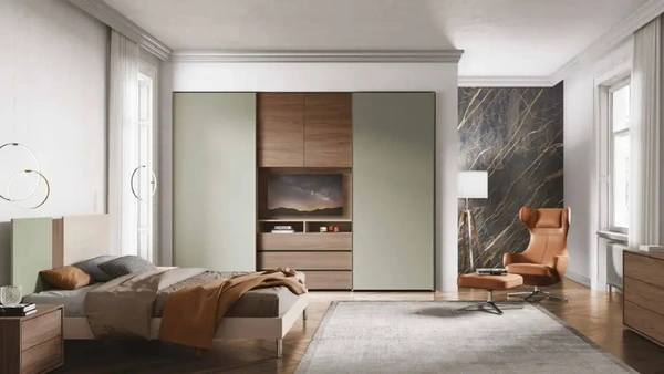 Armadio con anta scorrevole Young 90 di Artigianmobili