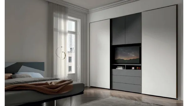 Armadio con anta scorrevole Young di Artigianmobili