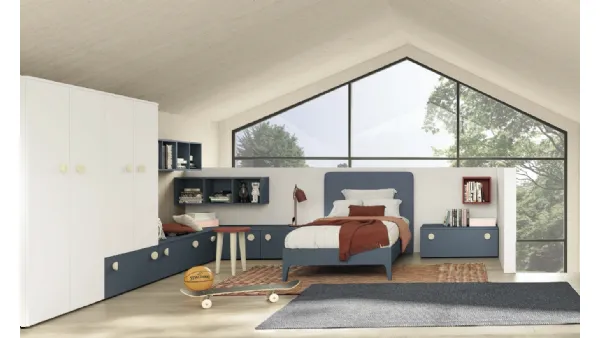 Cameretta componibile Golf C111 in melaminico di Colombini Casa
