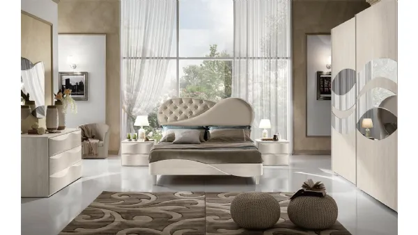 Comodino in legno di frassino Primarosa Diamond di Mobil Più