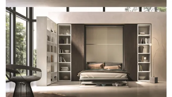 Letto a scomparsa Casanova composizine 4005 di 2B Italia