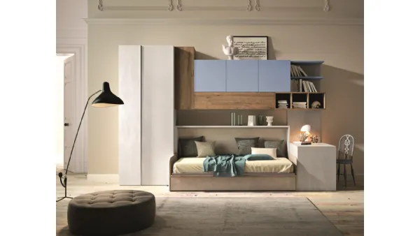 Letto a scomparsa Casanova composizione 4021 di 2B Italia
