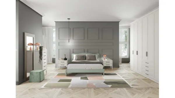 Letto con testiera Arcadia Gabry di Colombini Casa