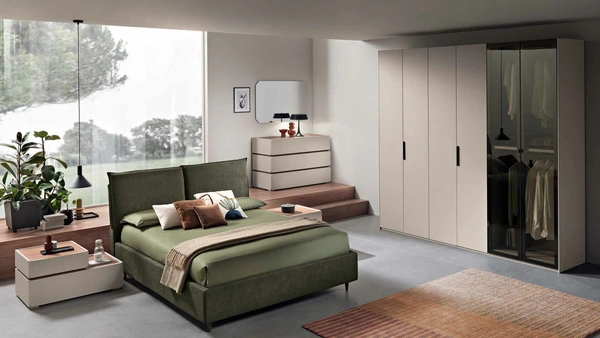 Letto Bristol con box contenitore di Gierre Mobili