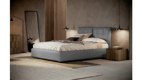 Letto in pelle Golf Kiss di Colombini Casa