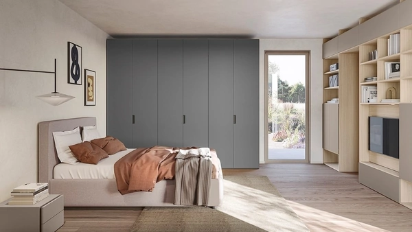 Letto in tessuto Line di Colombini Casa