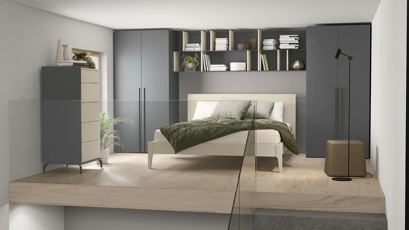 Letto matrimoniale Mushy di Colombini Casa