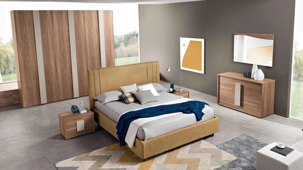 Letto in tessuto Oxford di Gierre Mobili