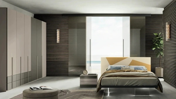 Letto Slim in econabuk di Artigianmobili