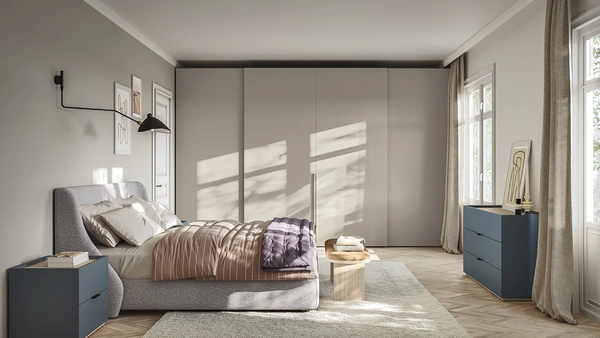 Letto con testiera Snug di Colombini Casa