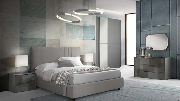 Letto con box contenitore Stella Imbottito di Mobil Più