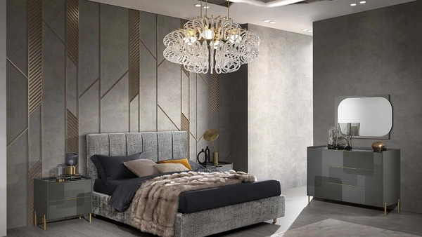 Letto imbottito Stella Luxury di Mobil Più