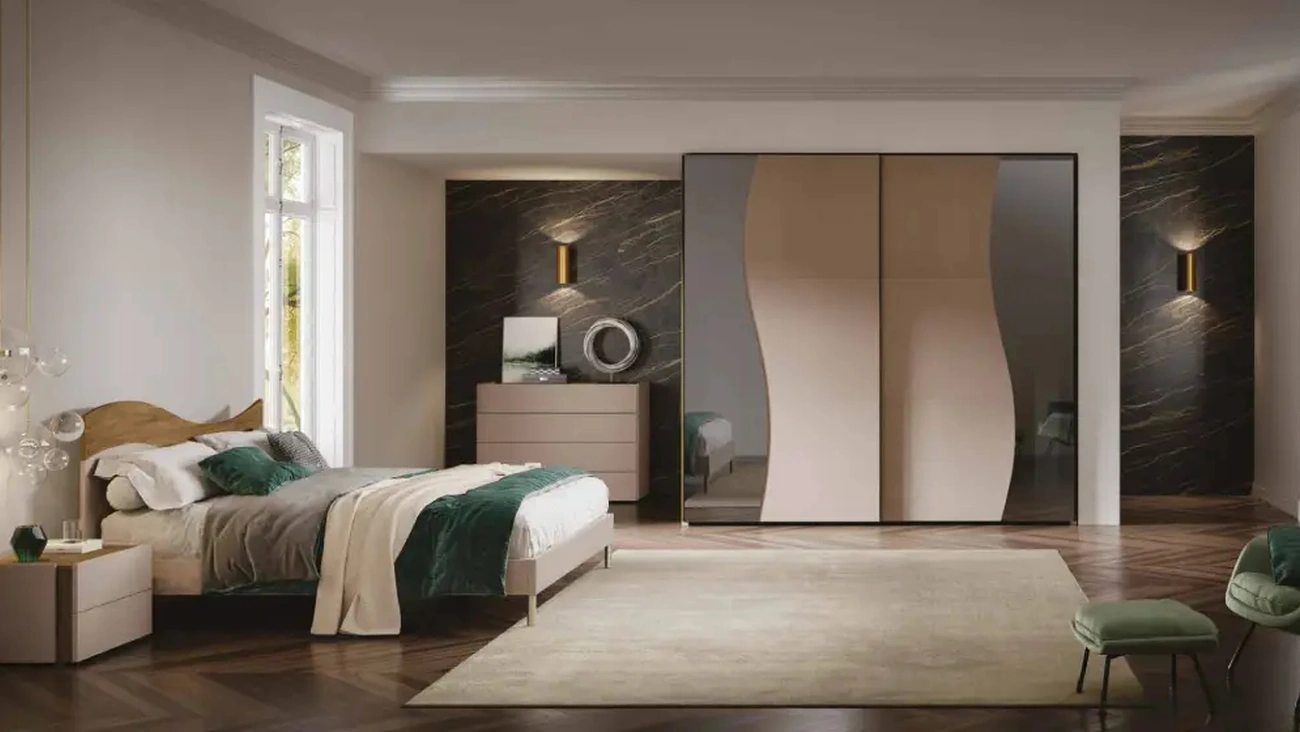 Letto matrimoniale Surf di Artigianmobili