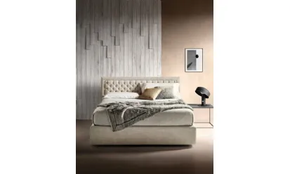 Letto in pelle Philipp di Alpa Salotti