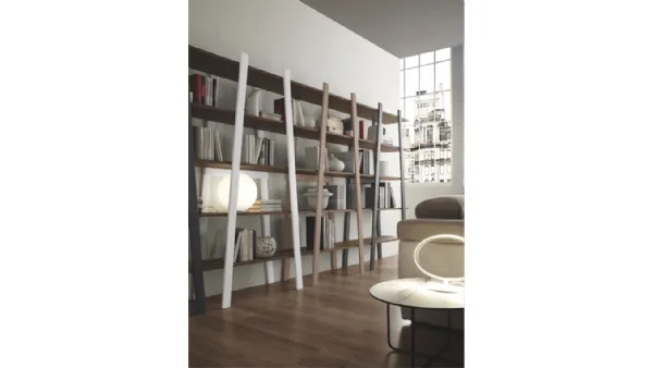 Libreria componibile con struttura in MDF e ripiani in melaminico Diana di Capodarte