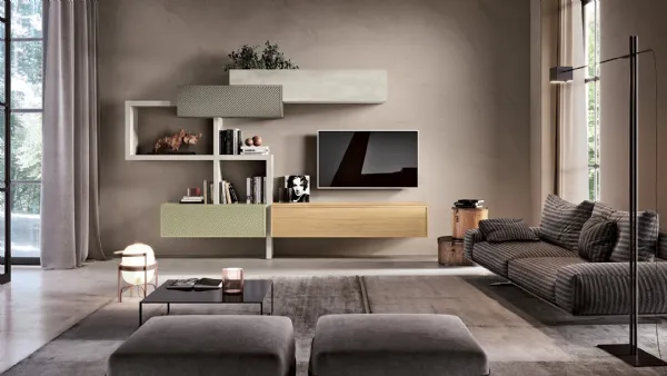 Parete Attrezzata 36Home composizione 7005 di 2B Italia