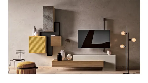Parete Attrezzata 36Home composizione 7019 di 2B Italia