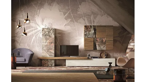 Parete Attrezzata Club Decor composizione 6002 di 2B Italia