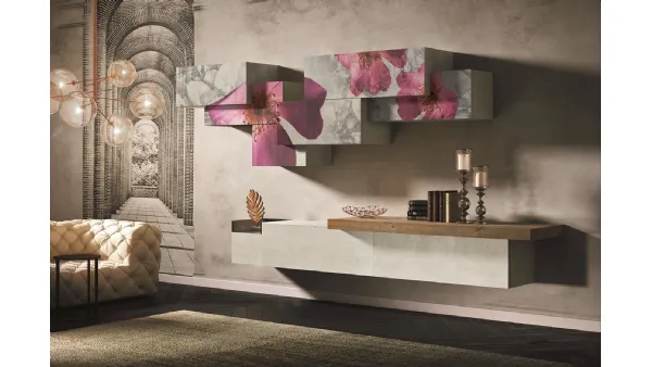 Parete Attrezzata Club Decor composizione 6029 di 2B Italia