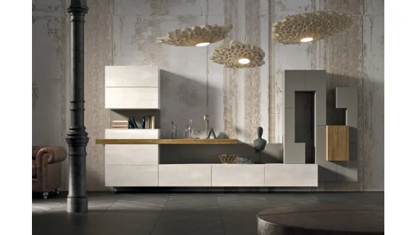 Parete Attrezzata Club36 Elite composizione 5017 di 2B Italia