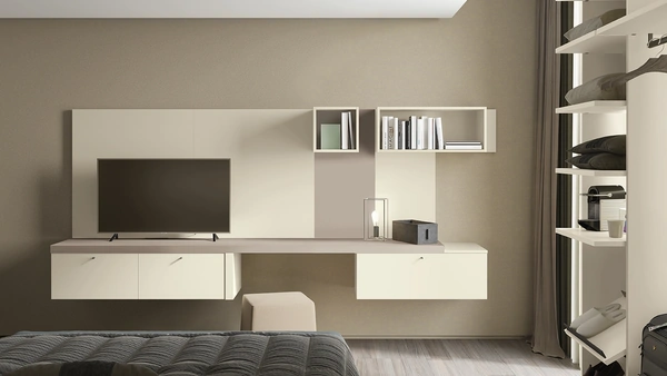 Parete Attrezzata Golf Contract H03 di Colombini Casa