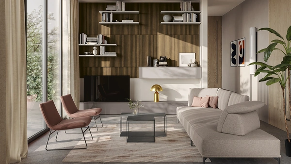 Parete Attrezzata Night & Day L07 di Colombini Casa