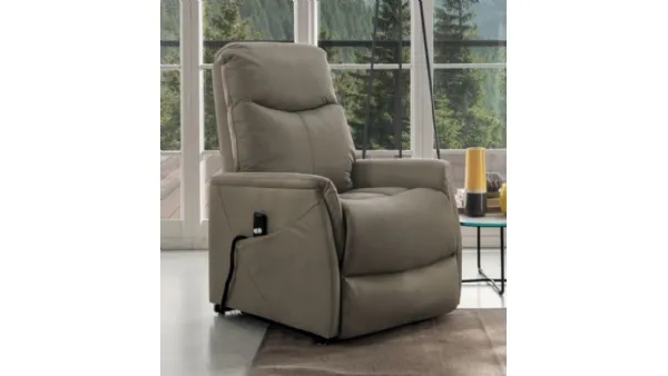 Poltrona relax recliner con alzapersona elettrico Avana di Capodarte