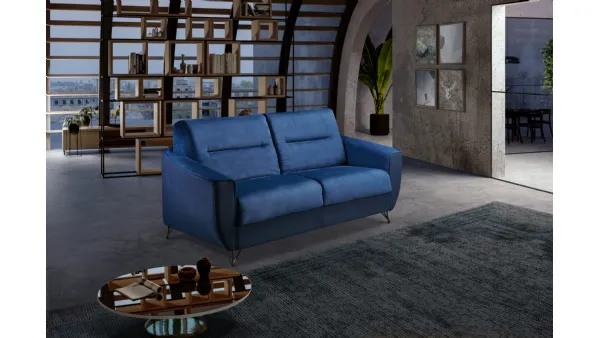 Divano Letto lineare in tessuto imbottito Malibù de Il Benessere