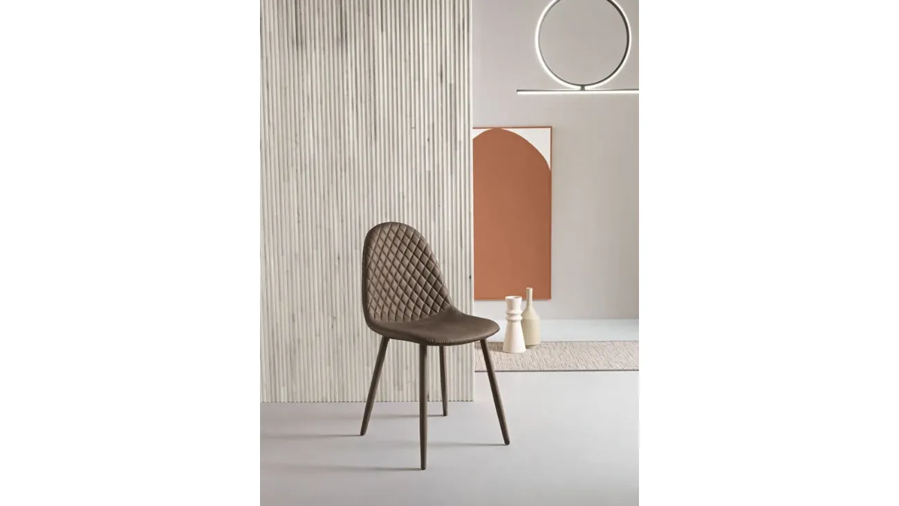 Sedia Soft in ecopelle vintage di Capodarte