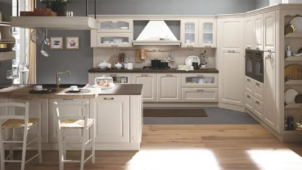 Cucina Classica Olimpia in Ecrù di Mobilturi