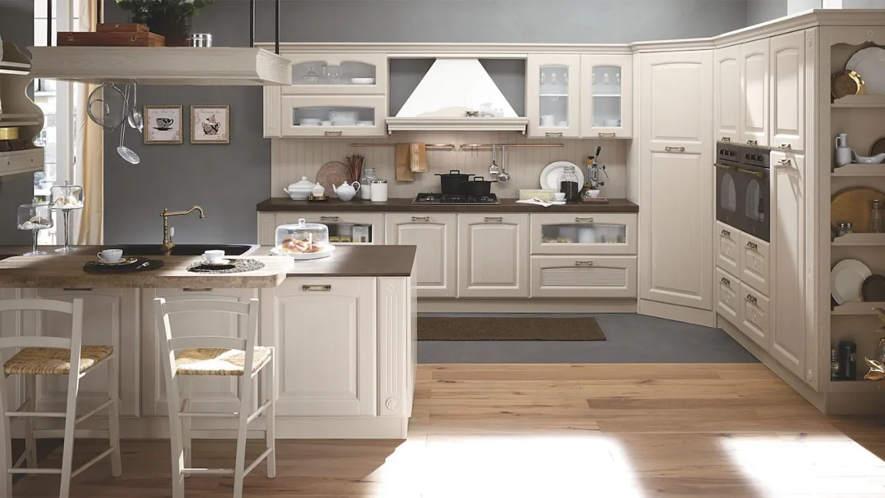 Cucina Classica Olimpia in Ecrù di Mobilturi