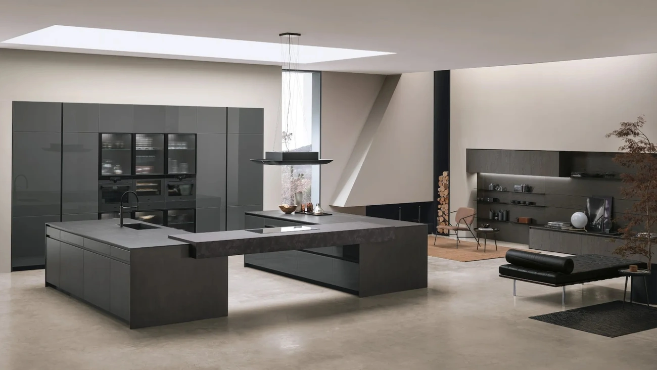 Cucina Moderna con doppia isola Aliant 01 di Stosa