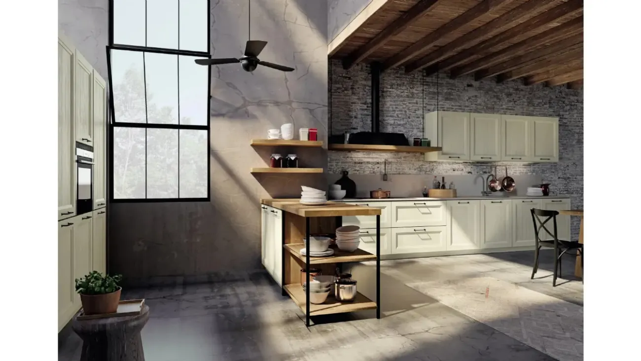 Cucina Moderna con penisola Charme di Fratelli Mirandola