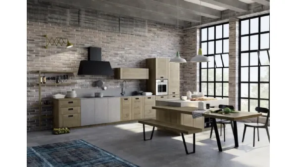 Cucina Moderna con isola Convivium 02 di Fratelli Mirandola