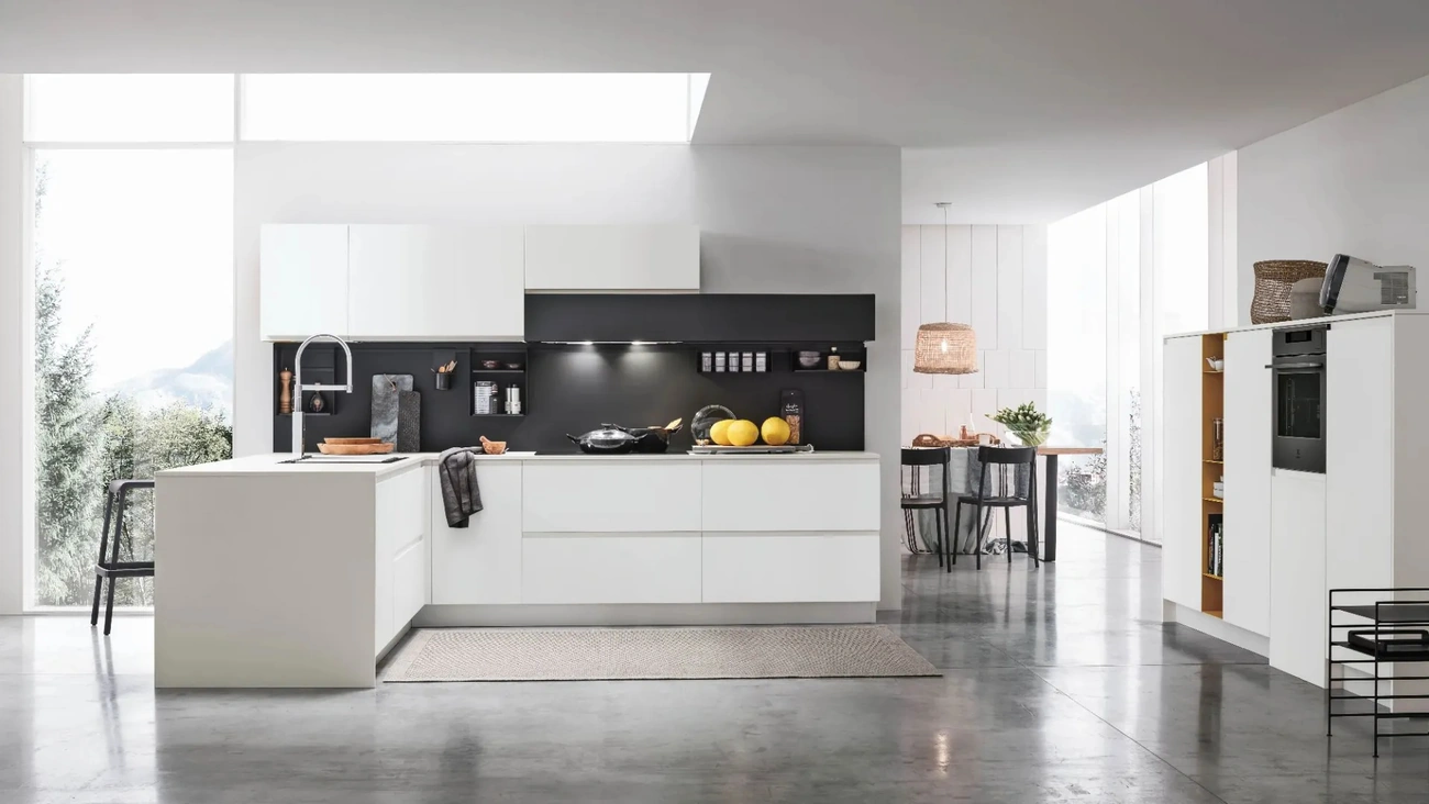 Cucina Moderna con penisola Karma 04 di Stosa