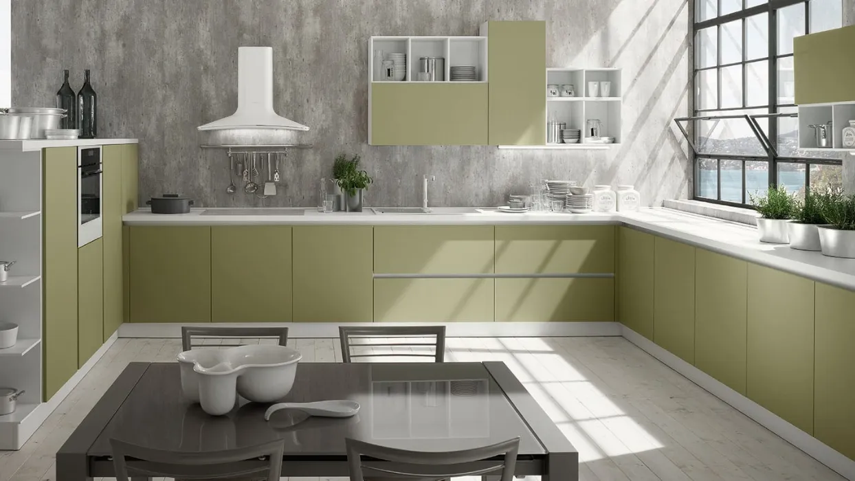 Cucina Moderna Spring Salvia di Mobilturi